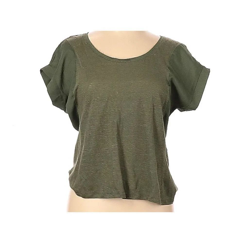 Linen| The Limited| Large| Olive Army Green| lightweight| basic